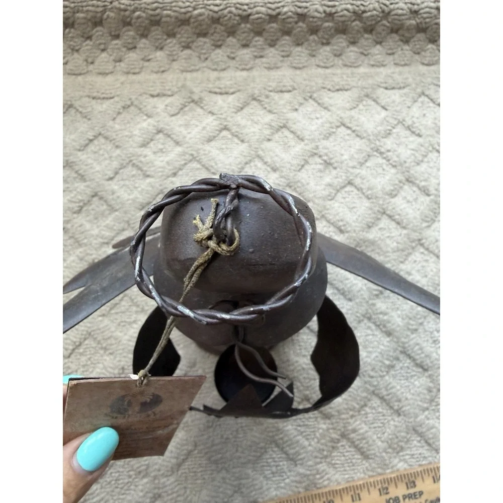 Angel Rustic Candle Holder Metal